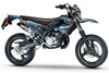 Dekor kit 50cc Malaguti XSM 2002-2011 Redrum | Motorradaufkleber | Personalisierung 50cc | armysctv