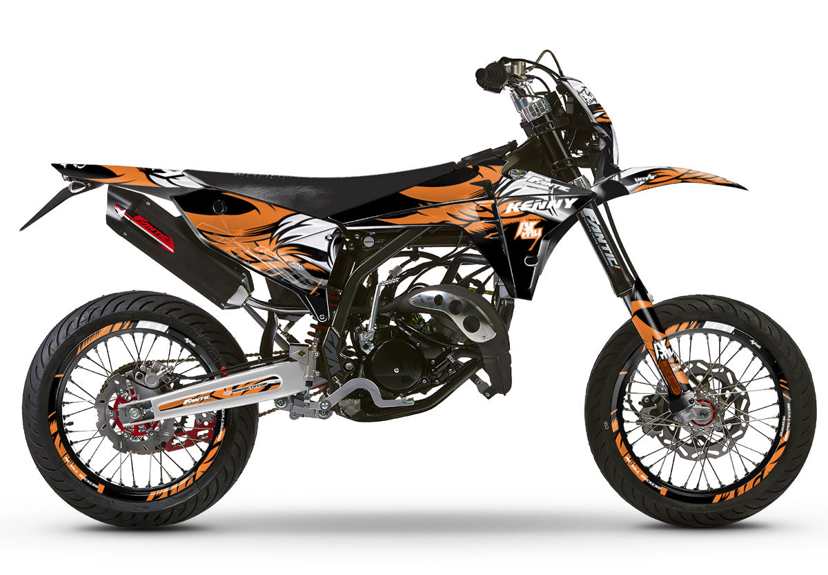 Kit déco Fantic 50cc 2023-2025 Army Runz | autocollants moto | personnalisation 50cc | armysctv