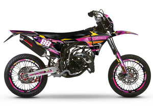 Kit déco Fantic 50cc 2023-2025 Split | autocollants moto | personnalisation 50cc | armysctv