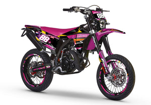 Kit déco Fantic 50cc 2023-2025 Split | autocollants moto | personnalisation 50cc | armysctv