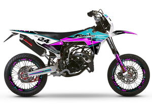 Kit déco Fantic 50cc 2023-2025 Vulture | autocollants moto | personnalisation 50cc | armysctv