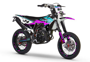 Kit déco Fantic 50cc 2023-2025 Vulture | autocollants moto | personnalisation 50cc | armysctv