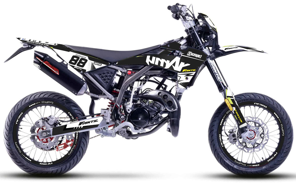 Kit déco Fantic 50cc 2017-2022 Army Legacy V.2 | autocollants moto | personnalisation 50cc | armysctv