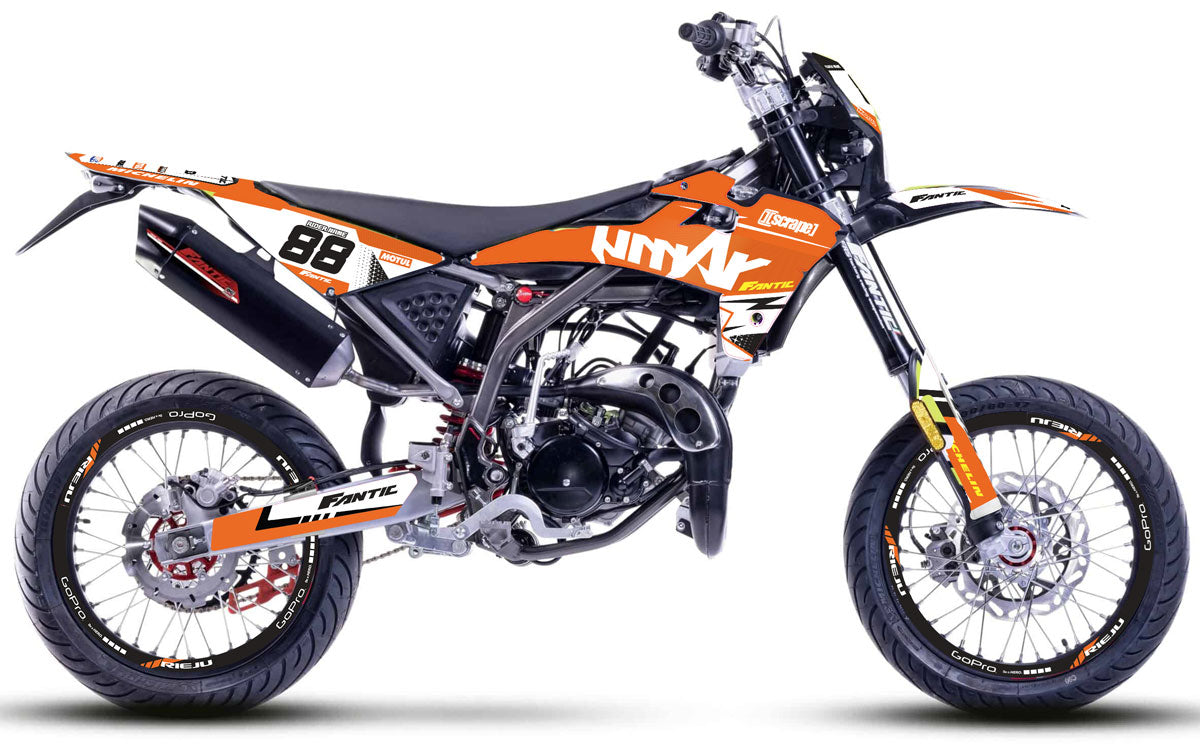 Kit déco Fantic 50cc 2017-2022 Army Legacy V.2 | autocollants moto | personnalisation 50cc | armysctv