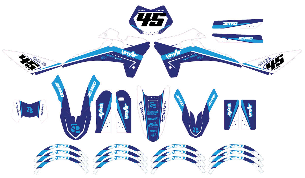 Kit pegatinas Fantic 50cc 2017-2022 Misil del Ejército | pegatinas para moto | personalización 50cc | armysctv
