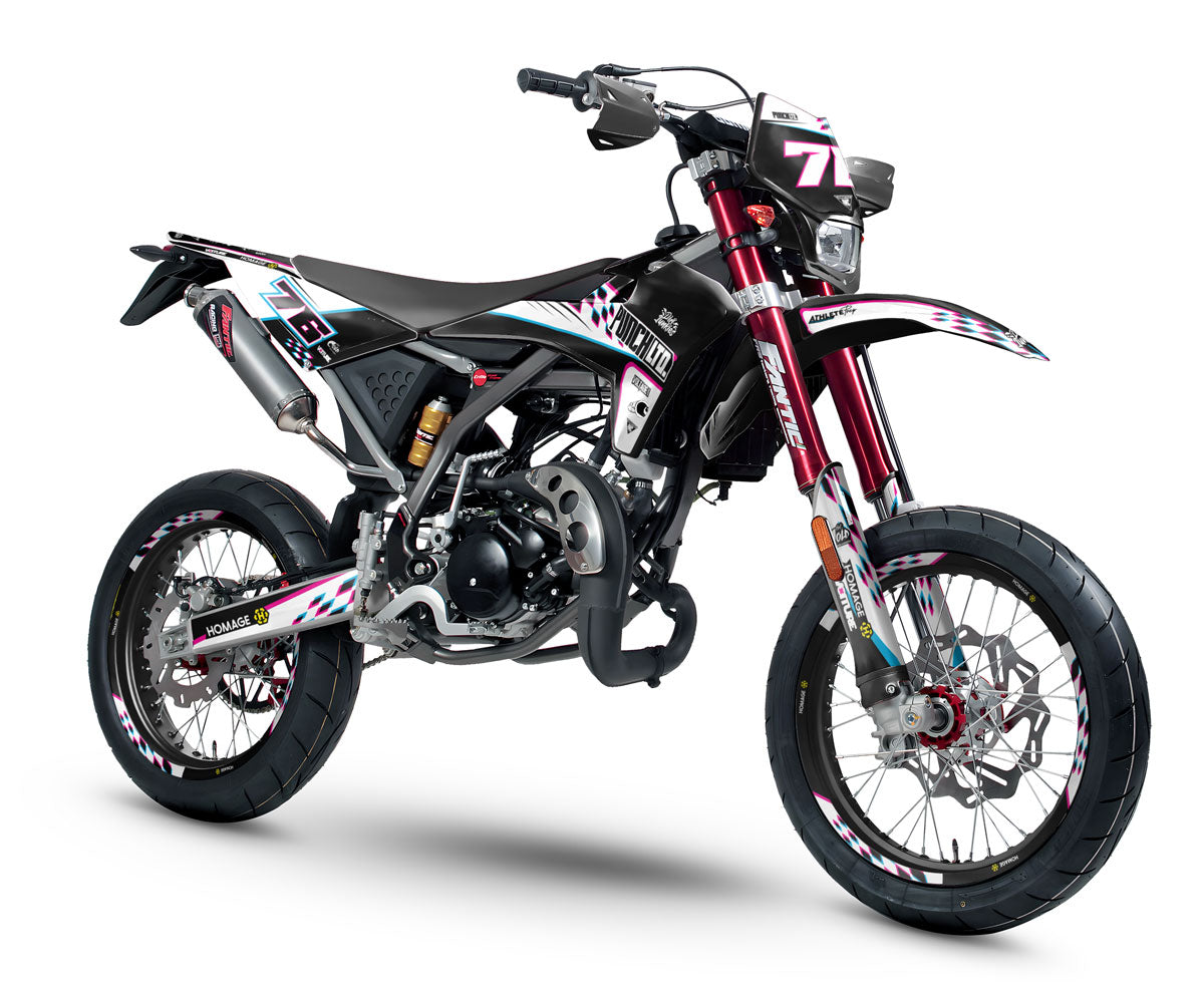 Kit pegatinas Fantic 50cc 2017-2022 Army Punch | pegatinas para moto | personalización 50cc | armysctv