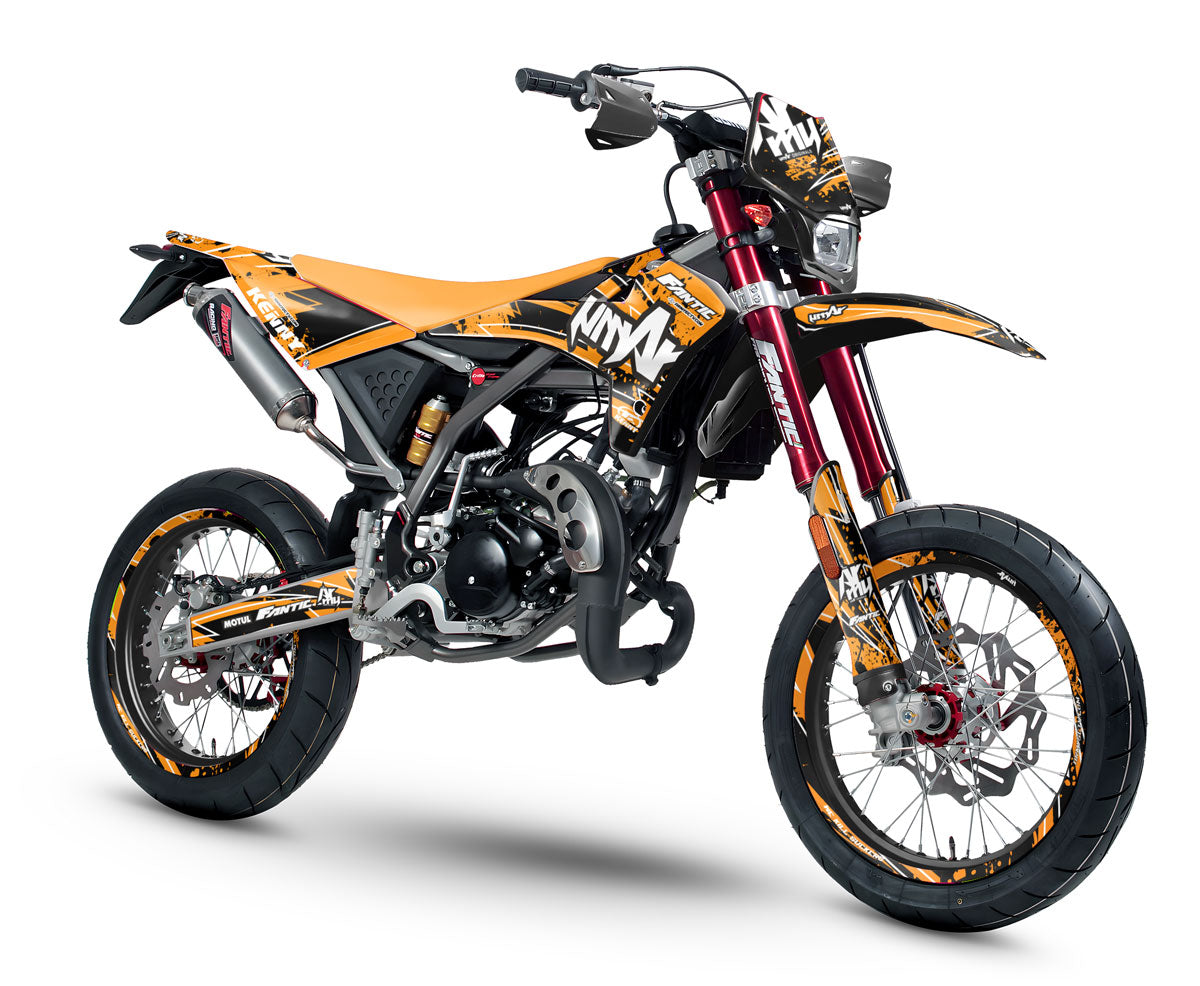 Kit déco Fantic 50cc 2017-2022 Army Velocity | autocollants moto | personnalisation 50cc | armysctv