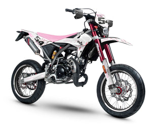 Kit pegatinas Fantic 50cc 2017-2022 Army Sakura | pegatinas para moto | personalización 50cc | armysctv