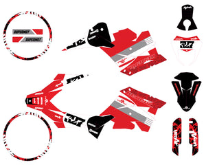 Kit déco Generic Trigger SM 50cc 2006-2018 Army Crew | autocollants moto | personnalisation 50cc | armysctv
