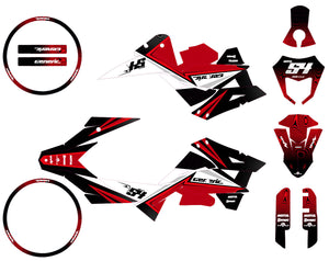 Kit déco Generic Trigger SM 50cc 2006-2019 Orion | autocollants moto | personnalisation 50cc | armysctv