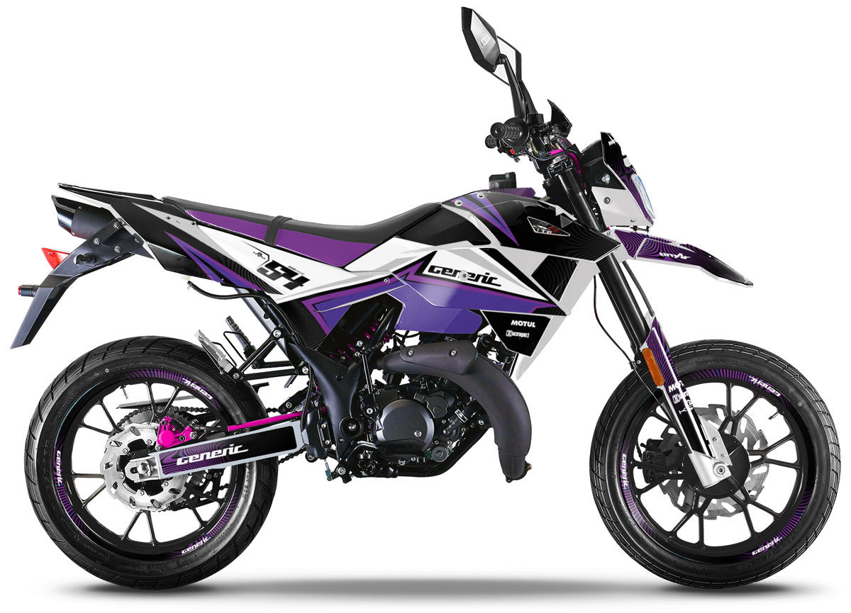 Kit déco Generic Trigger SM 50cc 2006-2019 Orion | autocollants moto | personnalisation 50cc | armysctv