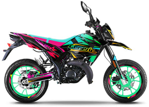 Kit déco Generic Trigger SM 50cc 2006-2018 Eclipse | autocollants moto | personnalisation 50cc | armysctv