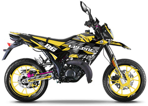 Kit déco Generic Trigger SM 50cc 2006-2018 Frost | autocollants moto | personnalisation 50cc | armysctv
