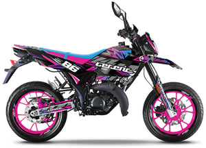 Kit déco Generic Trigger SM 50cc 2006-2018 Frost | autocollants moto | personnalisation 50cc | armysctv