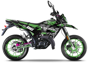 Kit déco Generic Trigger SM 50cc 2006-2018 Frost | autocollants moto | personnalisation 50cc | armysctv