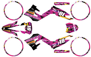 Kit déco 50cc Gilera SMT 2018-2025 Army Split | autocollants moto | personnalisation 50cc | armysctv