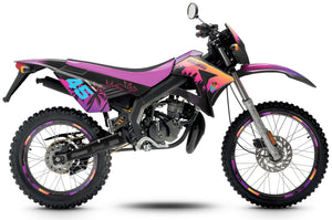 Kit déco 50cc Gilera RCR/SMT 2004-2010 Miami | autocollants moto | personnalisation 50cc | armysctv