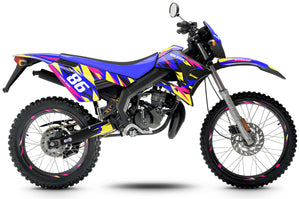 Kit déco 50cc Gilera RCR/SMT 2004-2010 Army Tacker | autocollants moto | personnalisation 50cc | armysctv