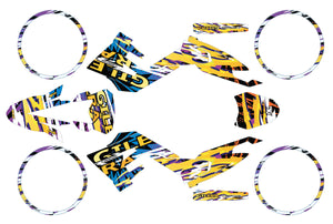 Kit déco 50cc Gilera SMT 2018-2025 Cali Gelato | autocollants moto | personnalisation 50cc | armysctv