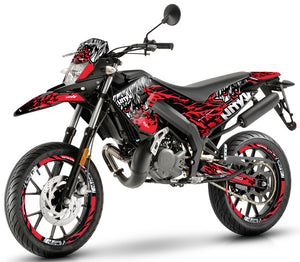 Kit déco 50cc Gilera SMT 2018-2025 Army Eyes | autocollants moto | personnalisation 50cc | armysctv