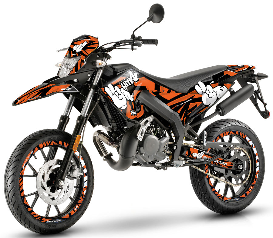 Dekor kit 50cc Gilera SMT 2018-2025 Army Finger | Motorradaufkleber | Personalisierung 50cc | armysctv