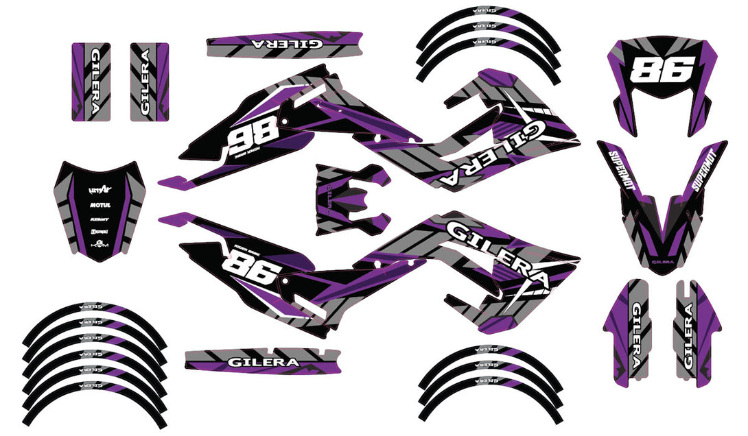 Kit déco 50cc Gilera SMT 2018-2025 Frost