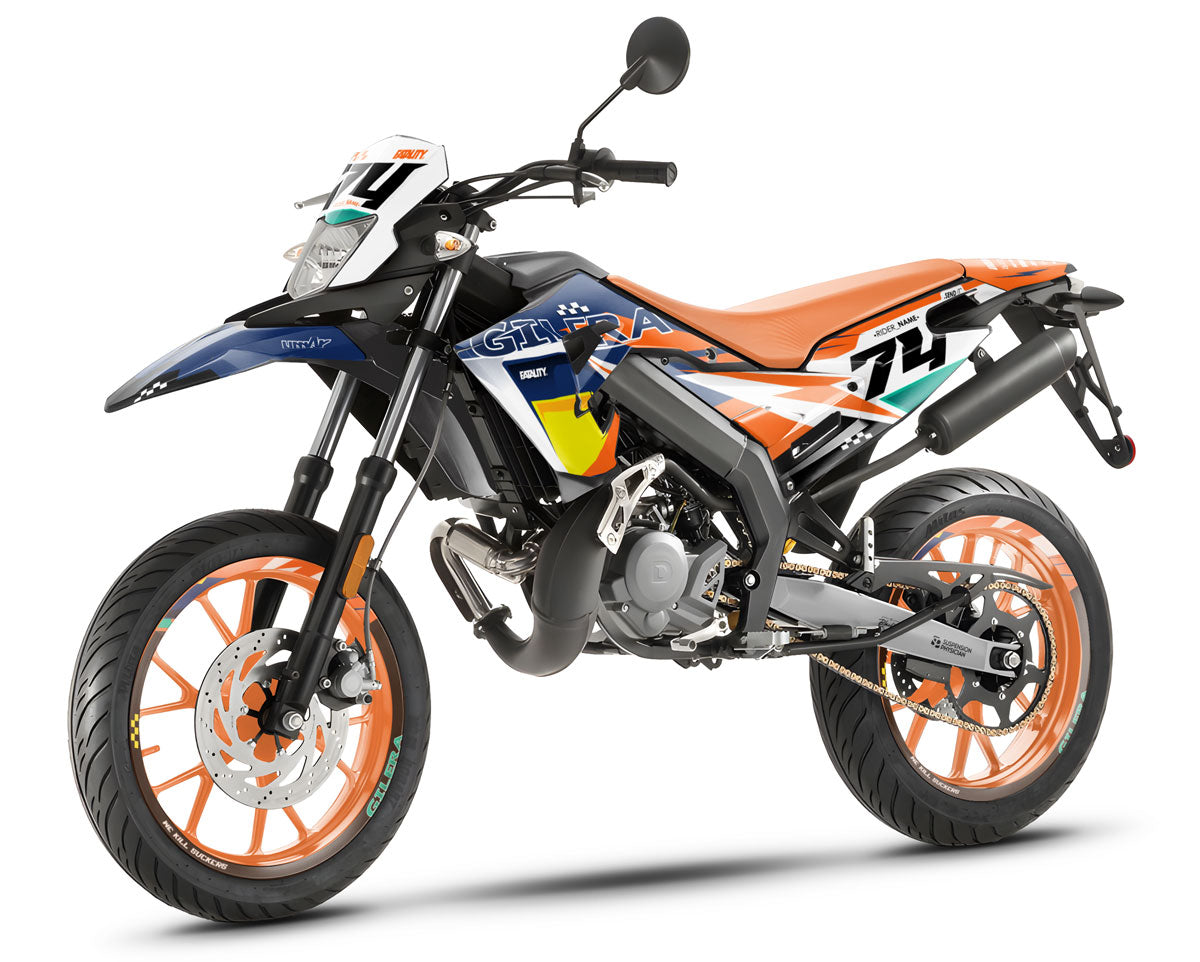 Kit pegatinas 50cc Gilera SMT 2018-2025 estilo K | pegatinas para moto | personalización 50cc | armysctv
