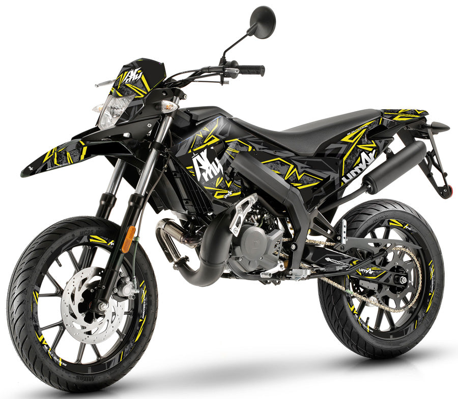 Dekor kit 50cc Gilera SMT 2018-2025 Army Redrum | Motorradaufkleber | Personalisierung 50cc | armysctv
