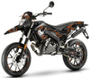 50cc Graphics kit Gilera SMT 2018-2025 Army Redrum | motorcycle stickers | 50cc customization | armysctv