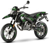50cc Graphics kit Gilera SMT 2018-2025 Army Redrum | motorcycle stickers | 50cc customization | armysctv