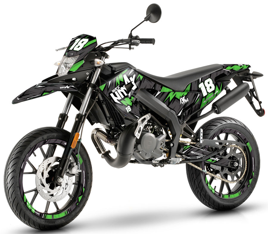 Dekor kit 50cc Gilera SMT 2018-2025 Army Speeder | Motorradaufkleber | Personalisierung 50cc | armysctv