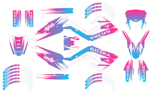 Kit déco 50cc Gilera SMT 2018-2025 Army Xfast | autocollants moto | personnalisation 50cc | armysctv