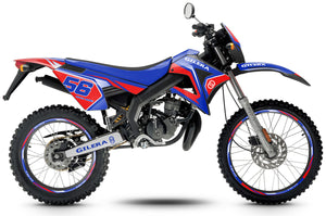 Kit déco 50cc Gilera RCR/SMT 2004-2010 Factory style | autocollants moto | personnalisation 50cc | armysctv