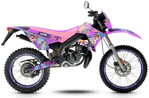 Kit déco 50cc Gilera RCR/SMT 2004-2010 Vice City | autocollants moto | personnalisation 50cc | armysctv