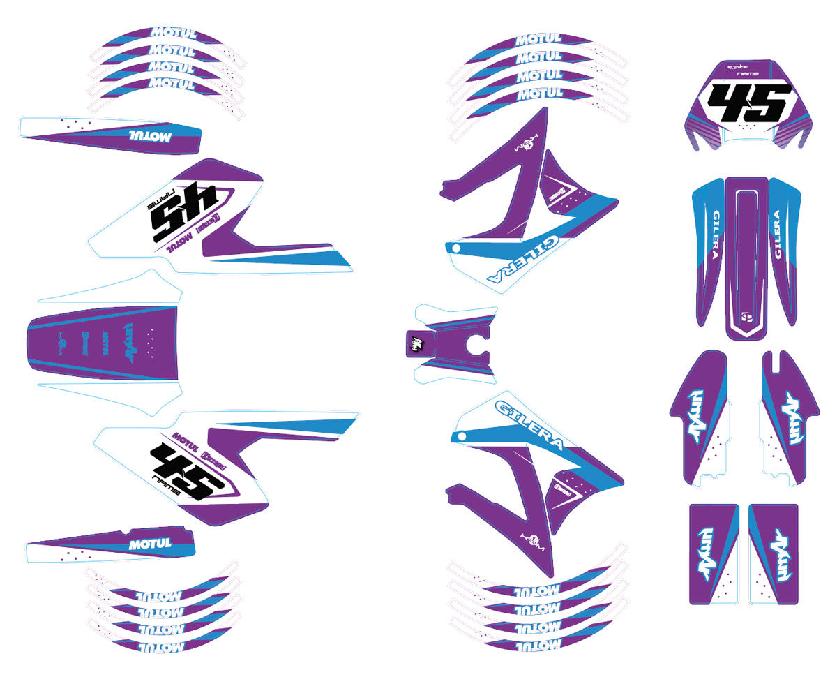 Graphic decals 50cc Gilera RCR/SMT 2004-2010 Missile – armysctv