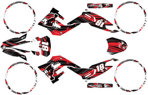 Kit déco 50cc Gilera SMT 2018-2025 Army Freedom | autocollants moto | personnalisation 50cc | armysctv