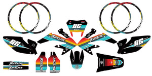 Kit déco HM CRM 50 Derapage Bikelife | autocollants moto | personnalisation 50cc | armysctv