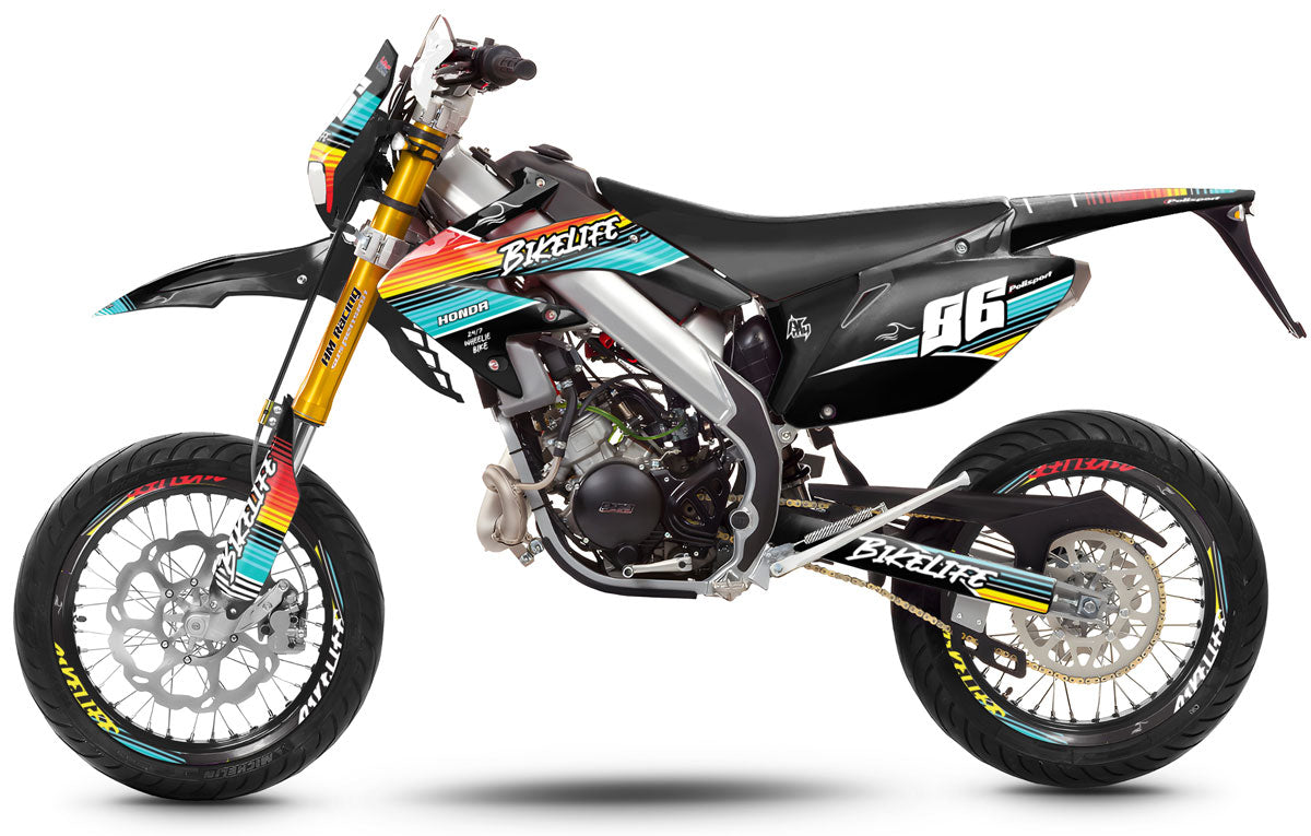 Dekor kit HM CRM 50 Derapage Bikelife | Motorradaufkleber | Personalisierung 50cc | armysctv