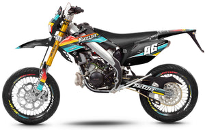 Kit déco HM CRM 50 Derapage Bikelife | autocollants moto | personnalisation 50cc | armysctv