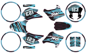 Kit déco 50cc Peugeot XP6 2004-2010 Dream | autocollants moto | personnalisation 50cc | armysctv