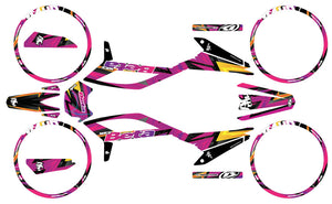 Deko-sett Beta RR 50 Motard 2021-2025 Army Split | motorsykkelklistremerker | tilpasning 50cc | armysctv