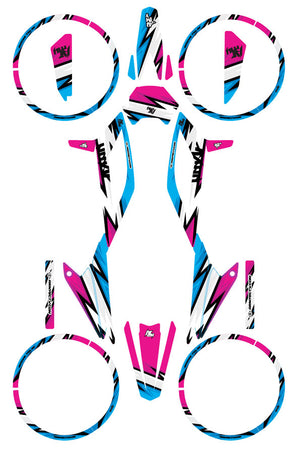 Kit déco Beta RR 50 Motard 2021-2025 Army Victory | autocollants moto | personnalisation 50cc | armysctv