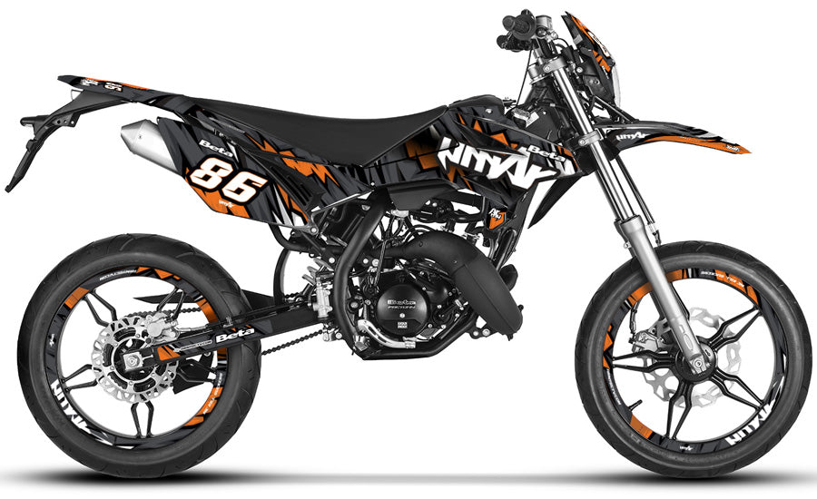 Graphics kit Beta RR 50 Motard 2011-2020 Army Speeder | motorcycle stickers | 50cc customization | armysctv