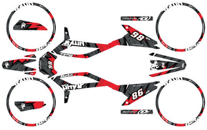 Kit déco Beta RR 50 Motard 2021-2025 Army Speeder | autocollants moto | personnalisation 50cc | armysctv