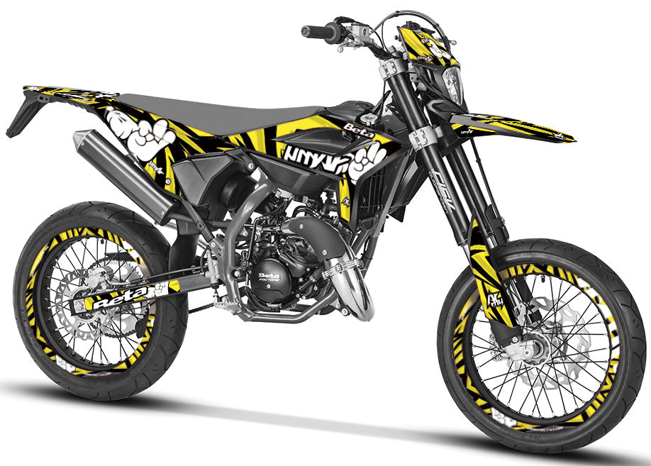 Kit déco Beta RR 50 Motard 2021-2025 Army Finger | autocollants moto | personnalisation 50cc | armysctv