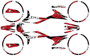 Kit déco Beta RR 50 Motard 2021-2025 Army Runz | autocollants moto | personnalisation 50cc | armysctv