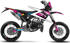Kit déco Fantic 50cc 100% perso 2017-2022 | autocollants moto | personnalisation 50cc | armysctv
