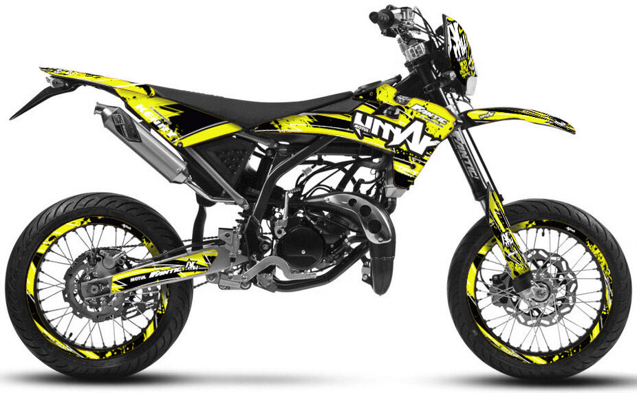 Kit déco Fantic 50cc 2017-2022 Army Velocity | autocollants moto | personnalisation 50cc | armysctv