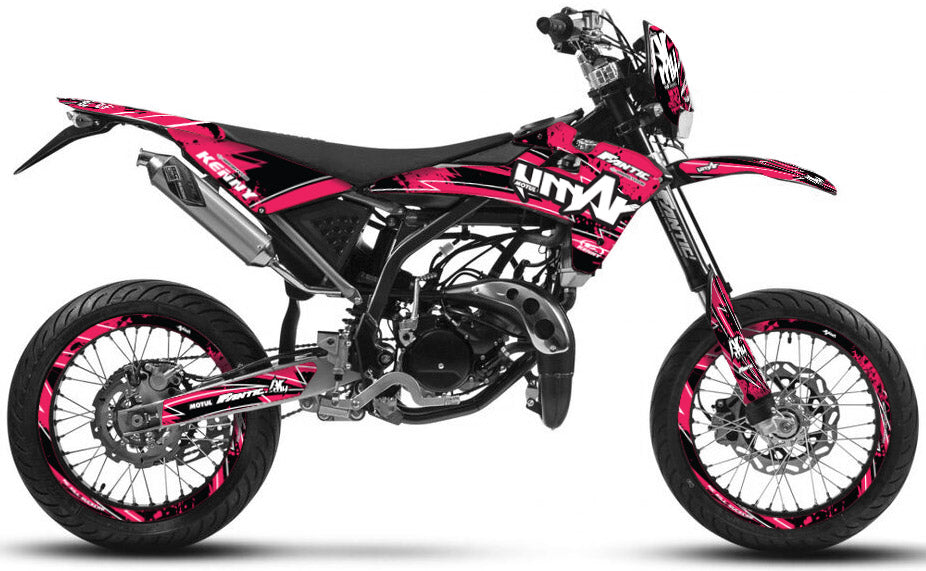 Kit déco Fantic 50cc 2017-2022 Army Velocity | autocollants moto | personnalisation 50cc | armysctv