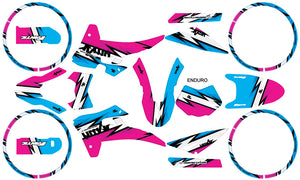 Kit déco Fantic 50cc 2017-2022 Army Victory | autocollants moto | personnalisation 50cc | armysctv